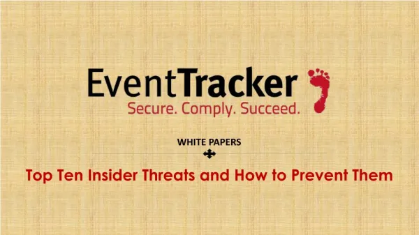 Top Ten Insider Threats and How to Prevent Them
