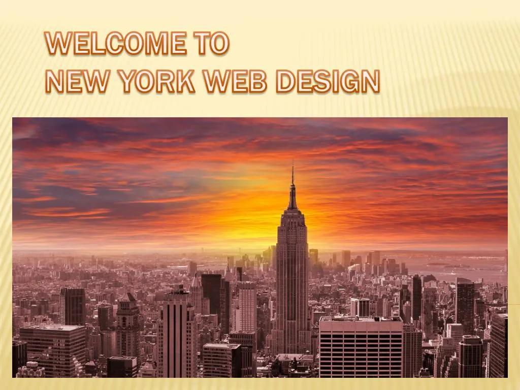 welcome to new york web design