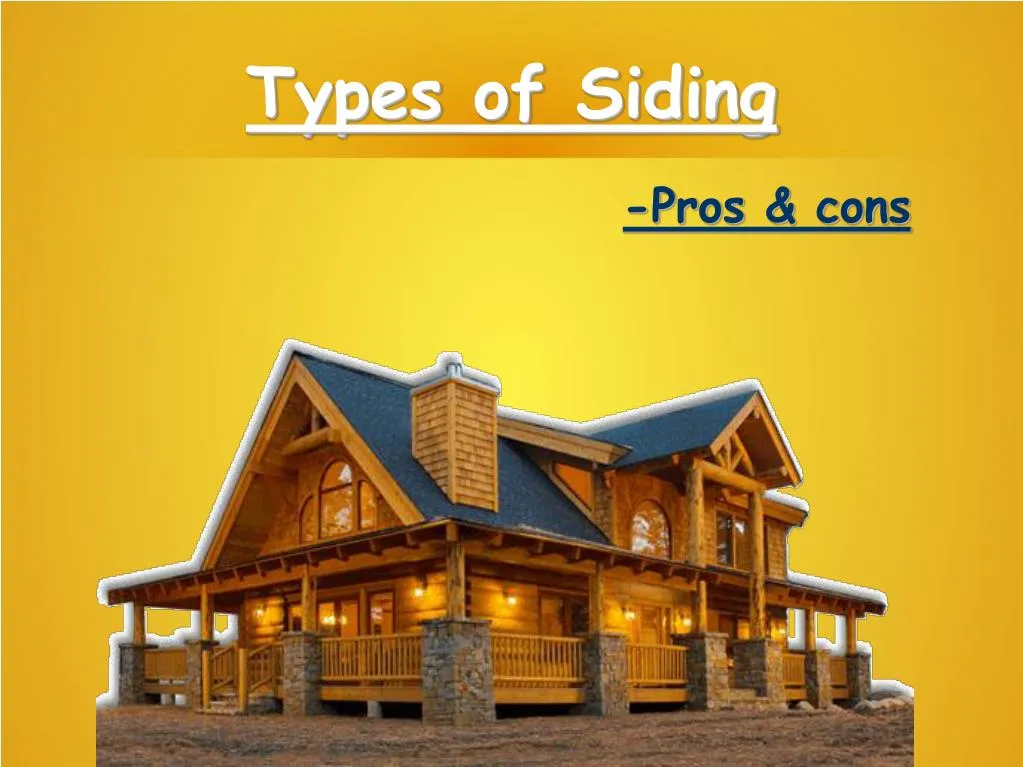 types of siding