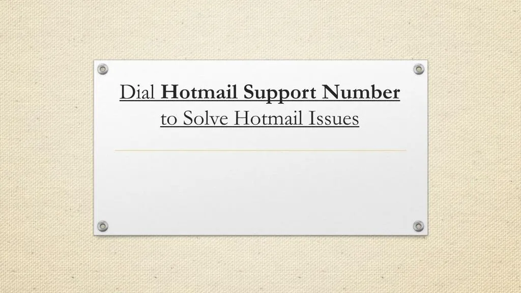 dial hotmail support number to solve hotmail issues