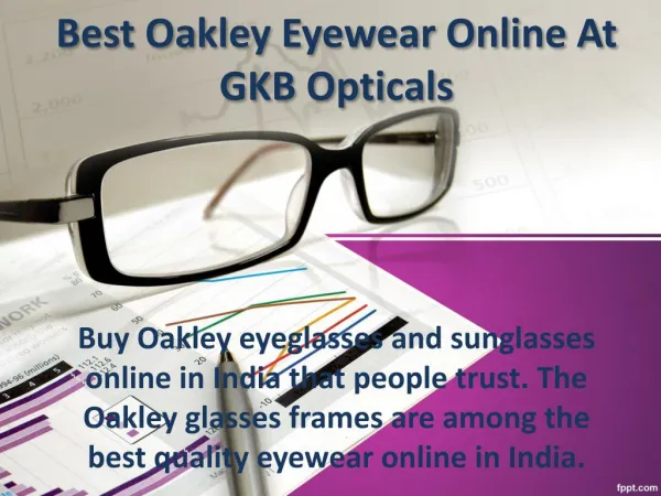 Best Oakley eyewear online at GKB Opticals