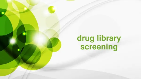 drug library screening