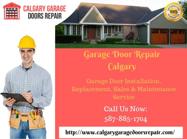 Garage Door Repair Calgary | Installation & Replacement Service