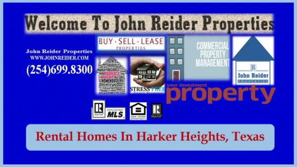Rental Homes In Harker Heights, Texas