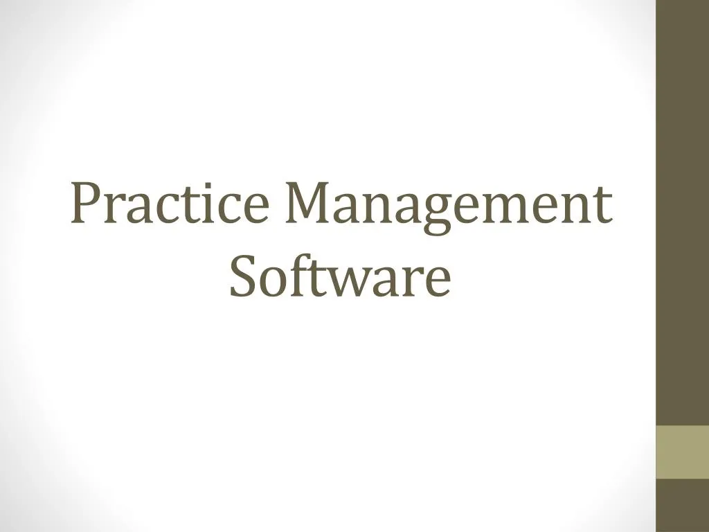 practice management software