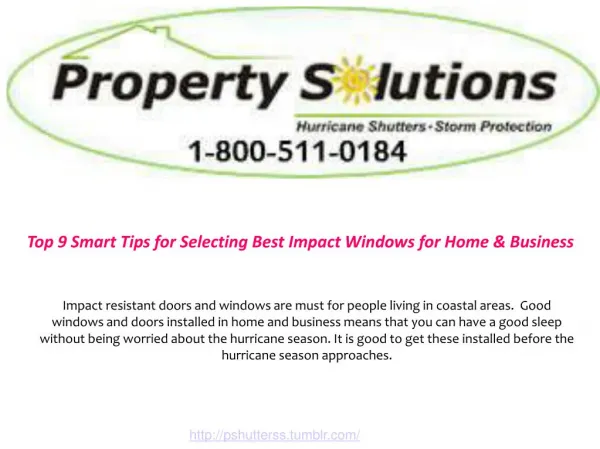 Top 9 Tips for Selecting Best Impact Windows for Home