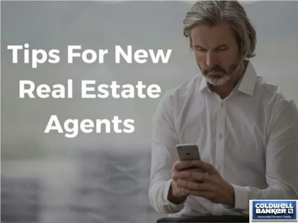 Tips For New Real Estate Agents
