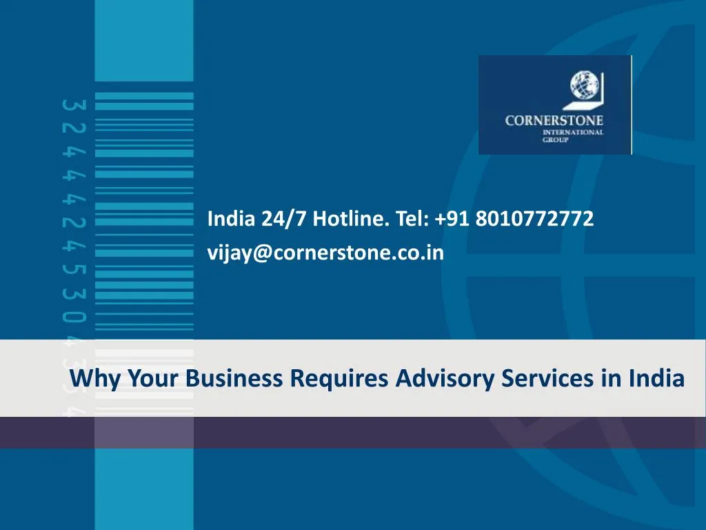 why your business requires advisory services in india