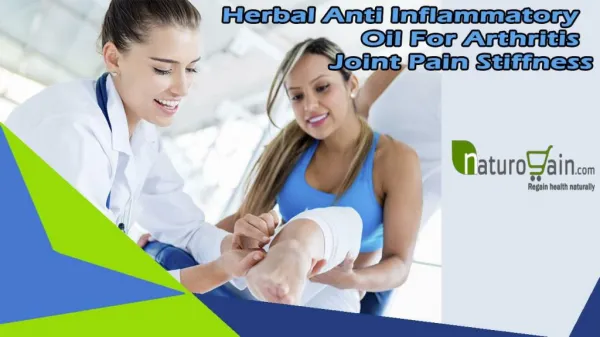 Herbal Anti Inflammatory Oil For Arthritis Joint Pain Stiffness