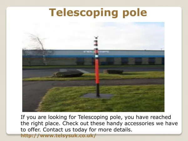 Telescoping pole