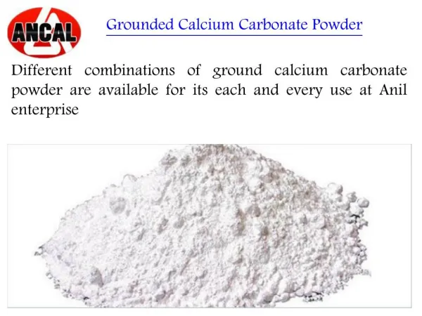 Grounded Calcite Powder