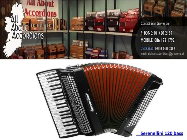 Serenellini 72 piano accordions