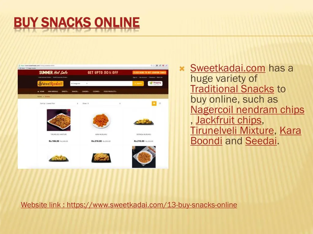 buy snacks online