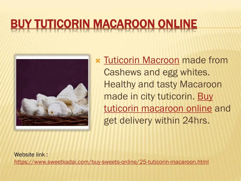 buy tuticorin macaroon online