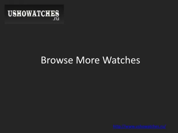 Browse Top Branded Watches Online
