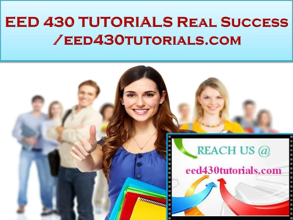 eed 430 tutorials real success eed430tutorials com
