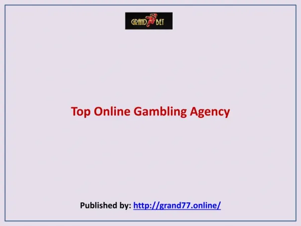 Top Online Gambling Agency