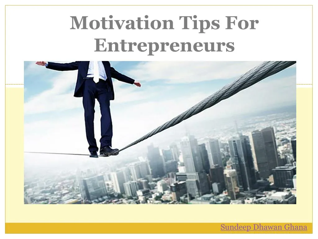 motivation tips for entrepreneurs