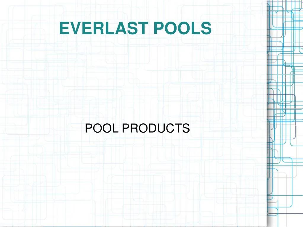 pool products