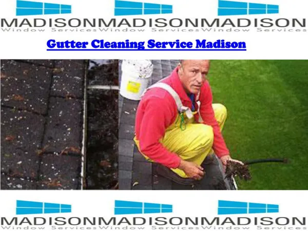 Gutter cleaning in Madison