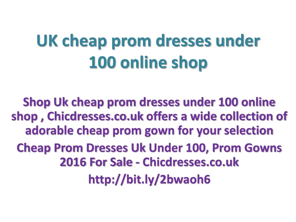 uk cheap prom dresses under 100 online shop