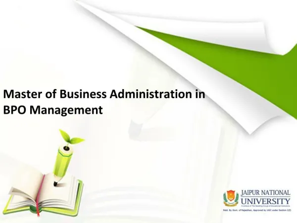MBA in BPO Management