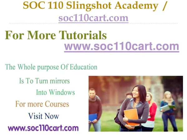 SOC 110 Slingshot Academy / soc110cart.com