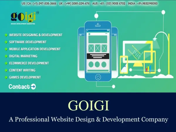 GOIGI - Website Design and Development Portfolio