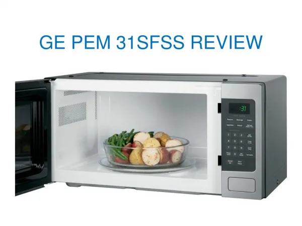 GE Profile FEM31SFSS - A Durable and Perfect Countertop Microwave Oven