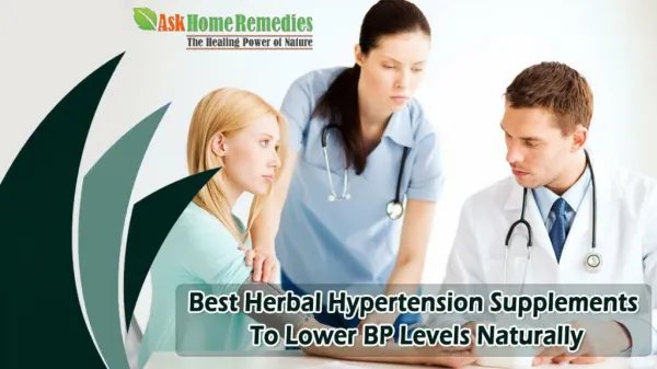 Best Herbal Hypertension Supplements To Lower BP Levels Naturally