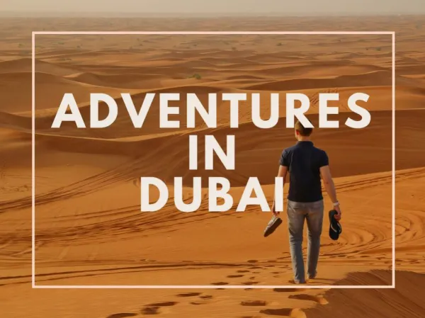 Adventures in Dubai