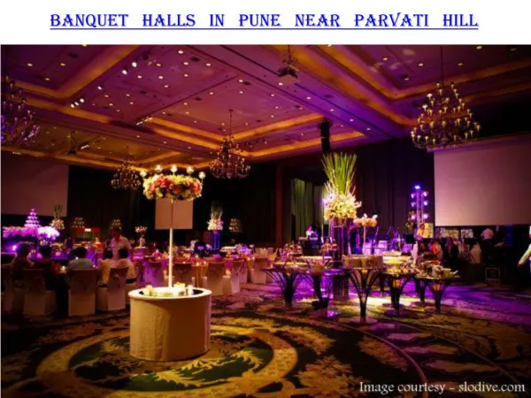 Banquet halls in Pune near Parvati Hill
