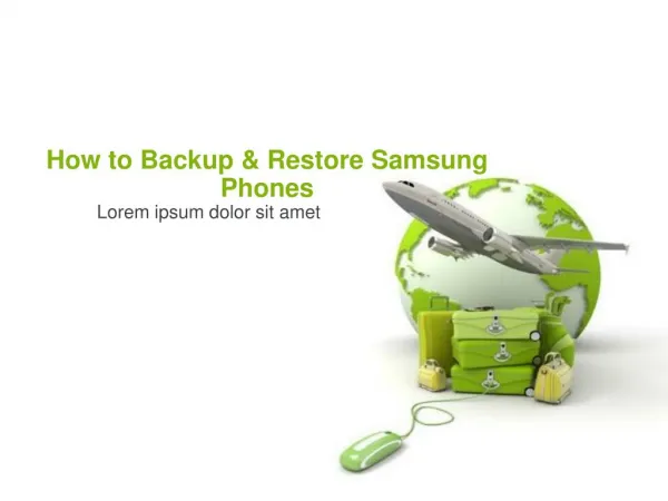 How to Backup & Restore Samsung Phones
