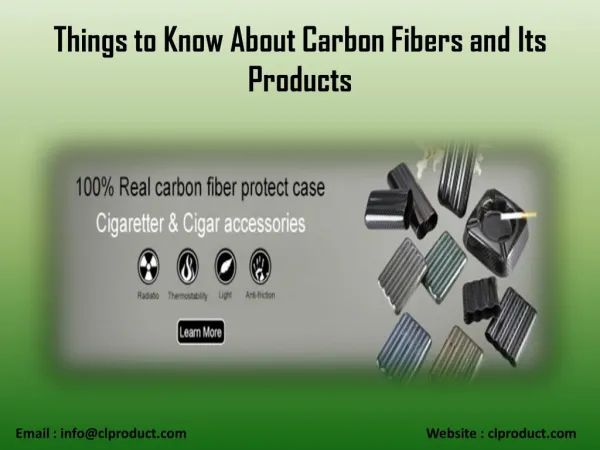 Things to Know About Carbon Fibers and Its Products
