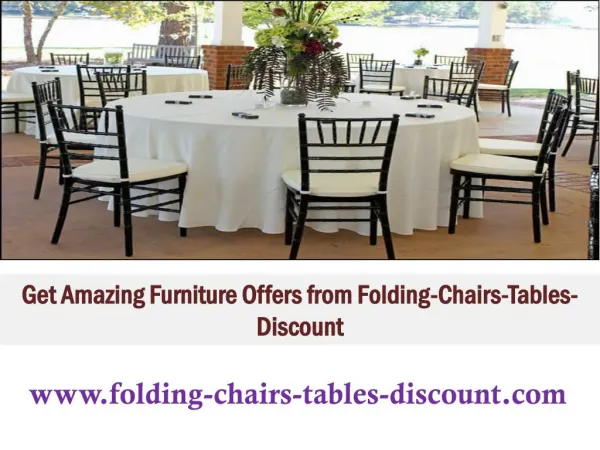 Get Amazing Furniture Offers from Folding-Chairs-Tables-Discount