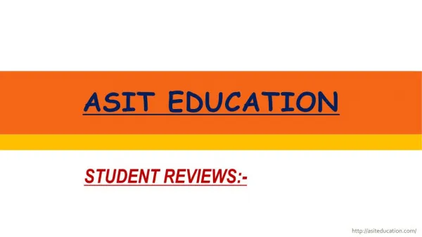 REVIEW by Asit Education Student