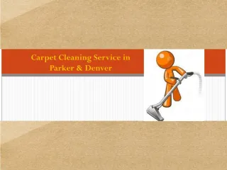 carpet cleaning - slide 1
