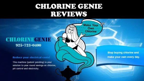 Reviews for Chlorine Genie Salt Water Chlorinator