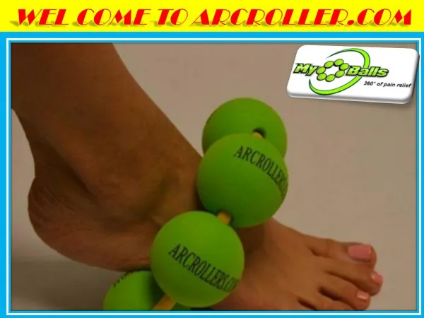 Improve your circulation through massage ball available at Arcroller.com