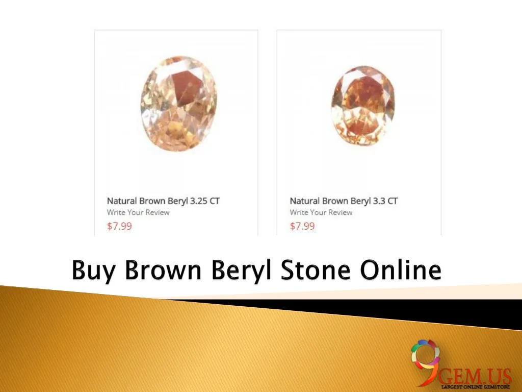 buy brown beryl stone online