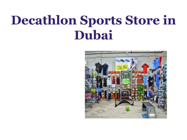 Decathlon in Dubai