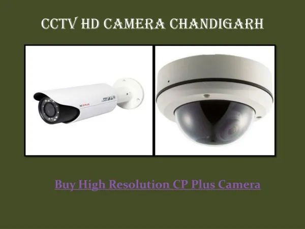 CP PLUS CCTV HD CAMERA CHANDIGARH