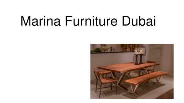 Marina Furniture