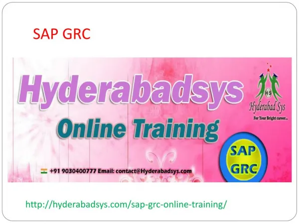 The best SAP GRC Online Training in USA, UK, Canada.