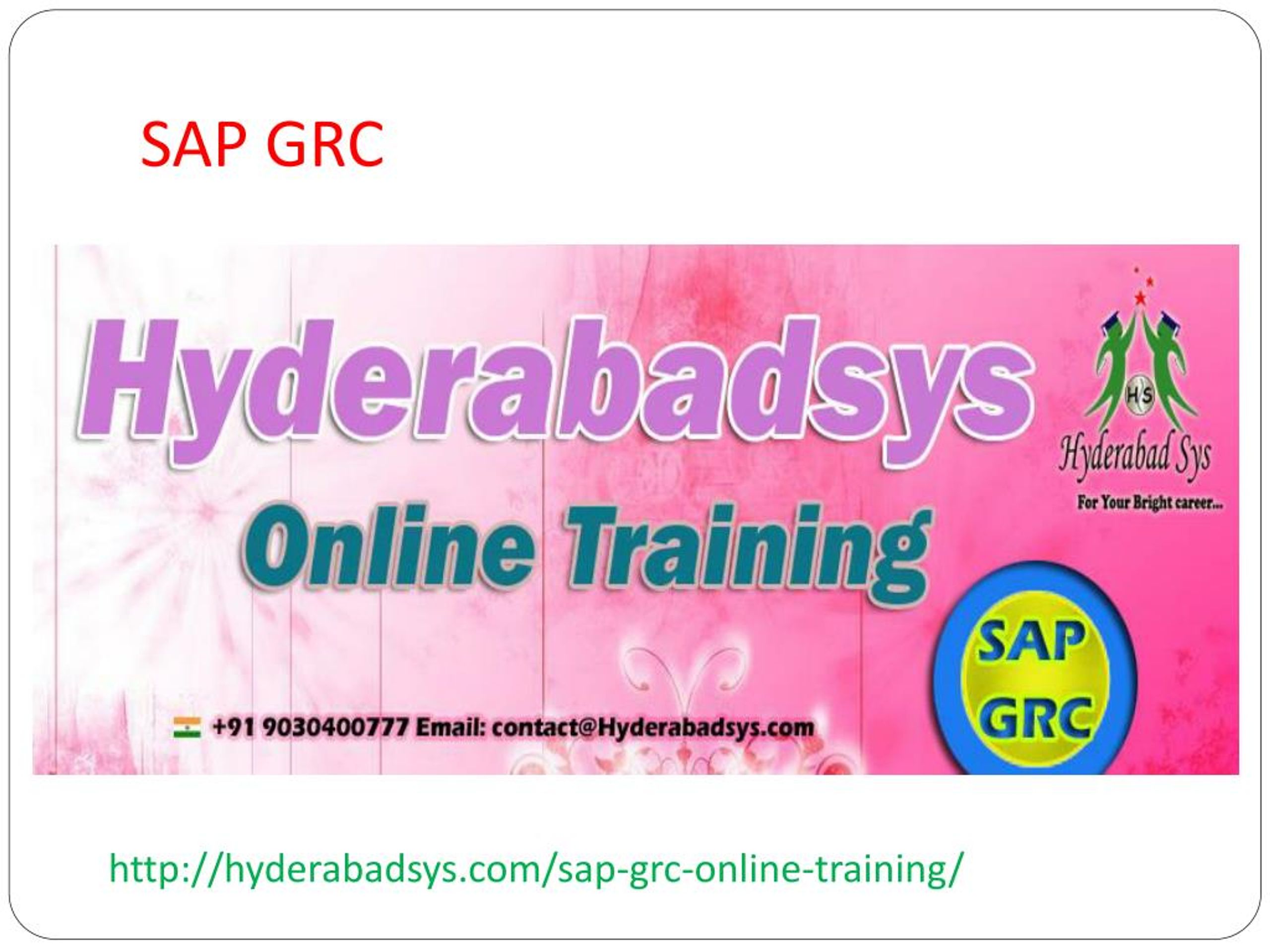 PPT - The best SAP GRC Online Training in USA, UK, Canada. PowerPoint ...