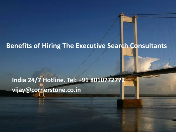 Benefits of Hiring The Executive Search Consultants