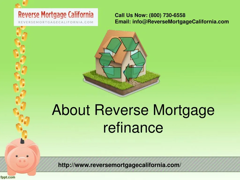 about reverse mortgage refinance