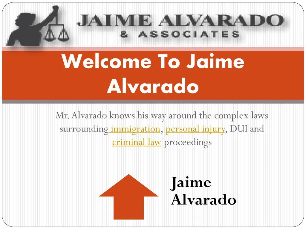 welcome to jaime alvarado