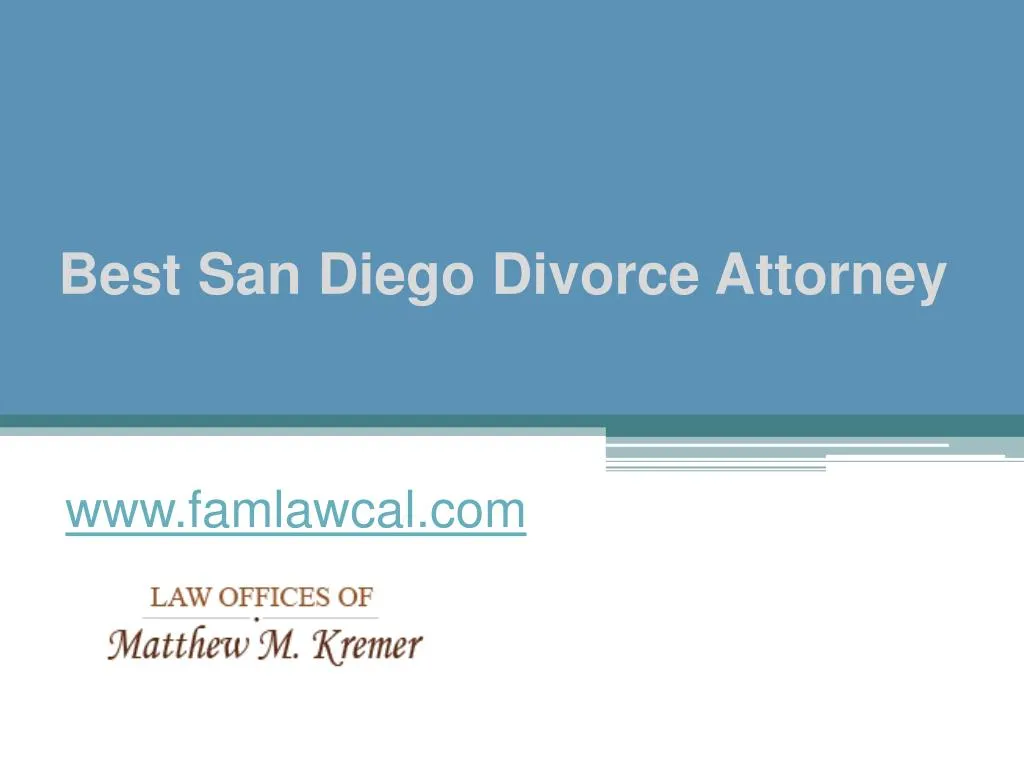 best san diego divorce attorney