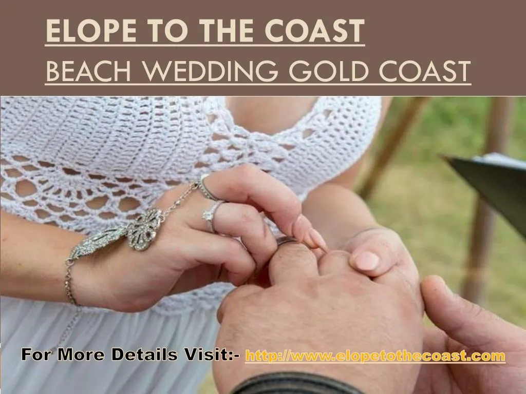 elope to the coast beach wedding gold coast